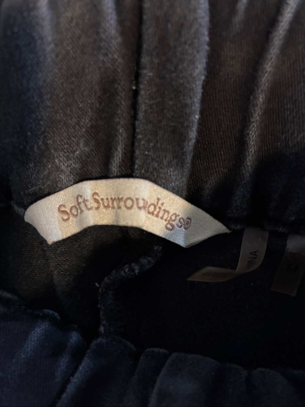 Soft Surroundings Black Pull-On Jeggings with Elastic Waist - Picture 3 of 4